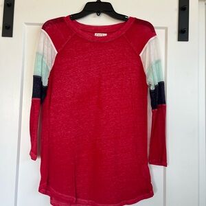 Maurices Vibrant Red Top
